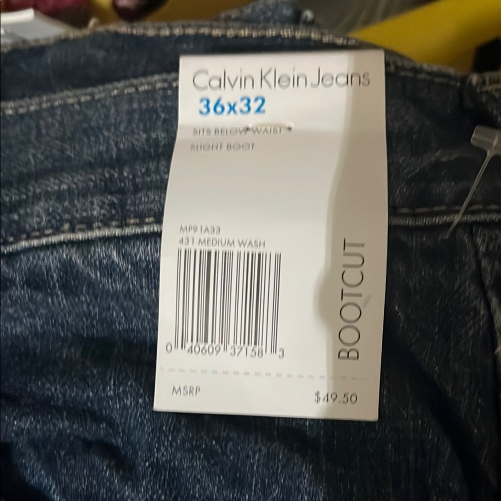 Calvin Klein Bootcut Jeans - Blue